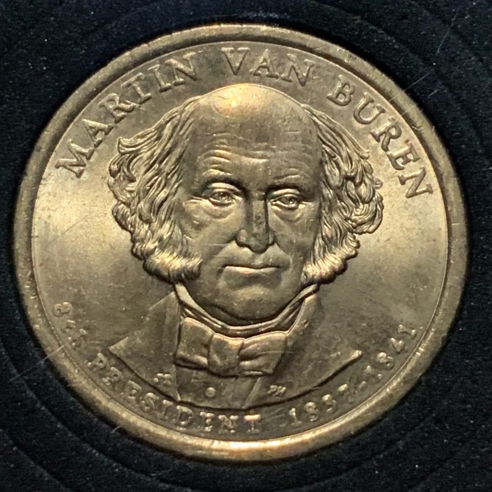MartinVan Buren Presidential Gold dollar